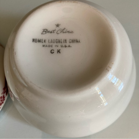 Homer Laughlin China Custard Cups Set Of 2 - Picture 4 of 8